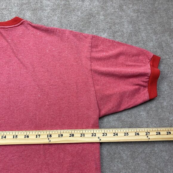 ALM by FOURBRO MENS Z/28 RED RETRO TSHIRT LARGE 1969 Camaro Classic Cars - Picture 9 of 10